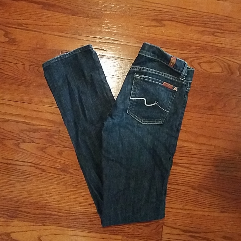 7 for all mankind straight leg jeans